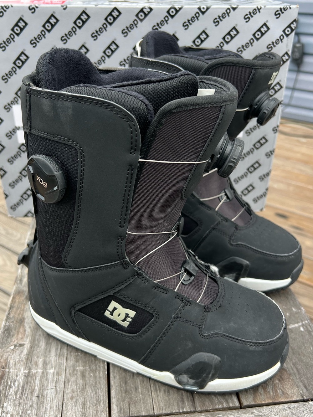 🏂 DC Phase BOA PRO Step On Boot Women's  Sz 8.5 Black /Light Grey